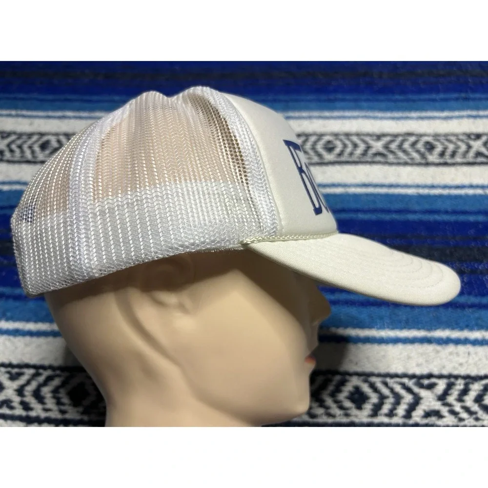 Vintage Bosh Mafia OTTO White Foam Trucker Hat Mesh Snapback Cap